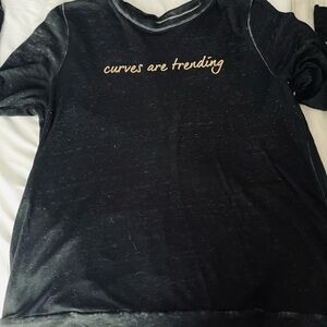 Women's Lane Bryant Top - Curves are Trending - 18/20